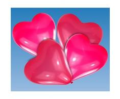 Luftballon Lovely Moments - Riesen Herz, rot, 4 Stück