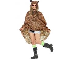 Smiffys Tiger - Dusche Resistant Partei Poncho
