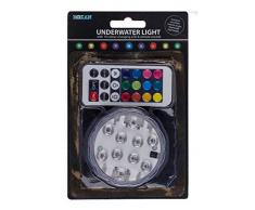 Out of the Blue 260110 - LED Unterwasserlicht mit Farbwechsel, Durchmesser der Lampe ca. 7 cm, mit Fernbedienung