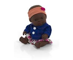 Miniland 31680 Puppenkleidung, blau, weiß, rosa, 21cm