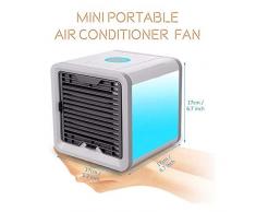 Shatchi 11251-USB-COOLER-FAN Personal Cooler USB Tragbarer Mini 3 in 1 Klimaanlage Humidifire und Purifire Desktop Cooling Office Home Travel Fan weiß