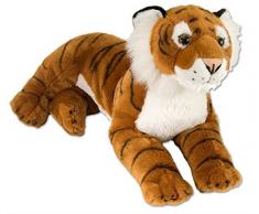 Wild Republic 12765 Cuddlekins Laying Tiger Plüschtier, 40 cm