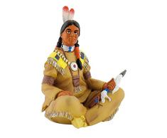 Bullyland 80683 - Spielfigur, Indianer mit Beil, ca. 6 cm