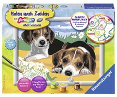 Ravensburger Malen nach Zahlen 28329 - Jack Russel Welpen, Malset