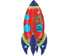 Betallic 35253P Karaloon_F35253P Folienballon, Mehrfarbig