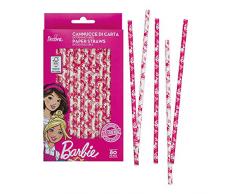 Decora Packung 80 Strohhalme Bio-Barbie Papier KB2B1