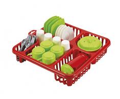 Ecoiffier 908 Geschirr-Set im Abtropfgitter, andere, Norme