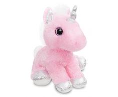 Aurora World 60853 Sparkle Tales Blossom Einhorn Plüsch, Rosa, 30.5 cm