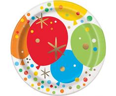 Unique 58214 tableware Geschirr, Papier, mehrfarbig