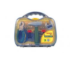 Theo Klein 8465 BOSCH Werkzeugkoffer, mittel,transparent, Spielzeug
