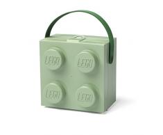 LEGO 40240005 Brotdose mit Tragegriff Tragbare Aufbewahrungsbox, Sand Grün