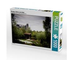 CALVENDO Puzzle Bourges, Gärten in der Stadt 1000 Teile Lege-Größe 64 x 48 cm Foto-Puzzle Bild von Alain Gaymard
