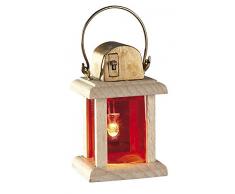 Kahlert Licht 29664 - Minipuppenzubehör - Holzlaterne LED Batterie