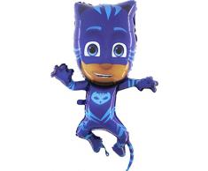 Grabo Luftballon Foil Supershape 31-79 cm SuperPigiamini-PJ Mask Catboy nicht CONFEZIONATO, Blau, L174