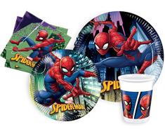 Ciao – Spider-Man Kit Party Tisch, mehrfarbig, L (24 Personen), y4621