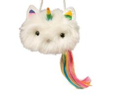 Cuddle Toys 1141 Caticorn CROSSBODY Katze mit Horn Einhorn weiß Kuscheltier Plüschtier Stofftier Plüsch Spielzeug Kindertasche Umhängetasche Tasche Kids Bag