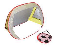 Idena 40463 - Pop Up Fußballtor mit Tragetasche, leichter Transport, ca. 1,3 x 0,96 x 0,8 cm, ideal für Garten, Sportplatz oder Park