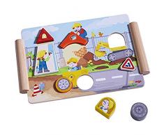 Haba 301669 - Holzpuzzle Bauen und Fahren