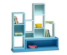 Lundby 60-306000 - Bücherregal mit 10 herausnehmbaren Büchern für Puppenhaus - Möbelset - 12-teilig - Regal - ab 4 Jahre - für 11 cm Puppen - Maßstab 1:18 - Minipuppen, Biegepuppen