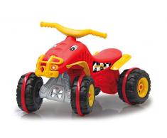 Jamara 460576 Rutscher Little Quad rot – aus robustem Kunststoff, Anhängerkupplung, Ultra-Grip Gummiring an den Rädern