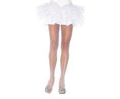 Leg Avenue 9012A - Halloween Special Netz Strumpfhosen, Einheitsgröße, weiß/Silber