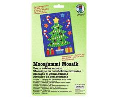 Ursus 8770009 - Moosgummi Mosaik, Weihnachtsbaum, 23 x 16 cm