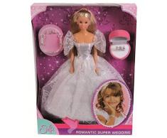 Simba 105738979 - Steffi Love Puppe im romantischen Hochzeitskleid