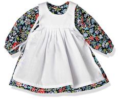 Puppenmode Sturm 8836-0 Kleid mit weißer Schürze für Puppen