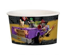 Amscan International 431709 Batman Lego Papier Behandeln/Eis Becher 280 ml