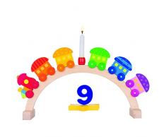 Goki 60795 - Dekoration - Geburtstagsbogen - Mein Kleiner Zug