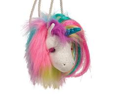 Cuddle Toys 1138 Rainbow Unicorn CROSSBODY Regenbogen Einhorn Kuscheltier Plüschtier Stofftier Plüsch Spielzeug Kindertasche Umhängetasche Tasche Kids Bag