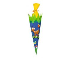 Ursus 9850017 - Schultüten Bastelset Rehkitz 6-eckig, 68 cm, bunt