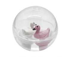 Bass & Bass B38208 Baby Swans Water Ball 7 cm Badespielzeug, Mehrfarbig