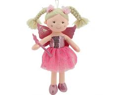 Sweety Toys 11803 Stoffpuppe Fee Plüschtier Prinzessin 45 cm pink