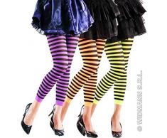 Aptafêtes Widmann – ac4200 – Leggings, Halloween, ovwj 70 schwarz gestreift