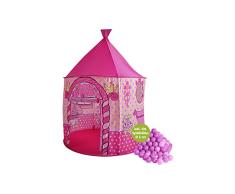 Knorrtoys 55811 - Spielzelt Princess Lounge inkl. 100 rosa/pinken Bällen