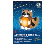 Ursus 18700019 - Laternen Bastelset Waschbär, ca. 21,8 x 31 x 10,3 cm