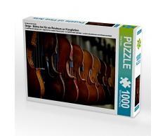 CALVENDO Puzzle Geige - Bühne frei für ein Reichtum an Klangfarben 1000 Teile Lege-Größe 64 x 48 cm Foto-Puzzle Bild von Peter Roder
