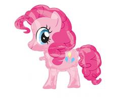 Anagram 2638501 - Party und Dekoration - Folienballon Air Walker - My little Pony - Pinkie Pie, circa 66 x 73 cm