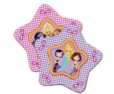 8 Teller * Glam Girls * mit tollem Glitzer-Effekt für Party und Geburt