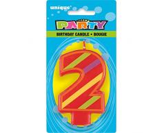 Unique Party Supplies Dekorative Geburtstags-Kerze