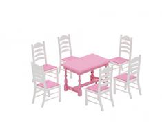 polesie 54395 Puppenhaus Möbel Set Spielzeug