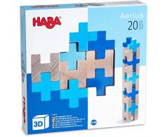 HABA 304411 - 3D-Legespiel Aerius, 20 Holzbausteine in unterschiedlichen Formen und Farben für kreatives Legen und Bauen in alle Richtungen, Spielzeug ab 3 Jahren