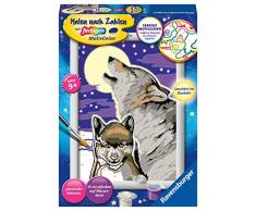 Ravensburger Malen nach Zahlen 28513 Mystische Wölfe