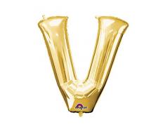 Amscan 3299201 86,4 Buchstabe V Super Shape Folienballon