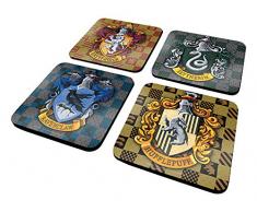 Wizarding World CSP0007 Untersetzer, Mehrfarbig