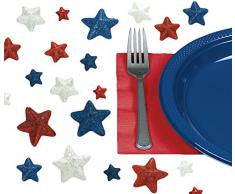 amscan 360238 4. Juli Glitter Tisch Sprinkles