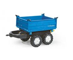 Rolly Toys rolly Mega Trailer Traktoranhänger (für Kinder von 3 - 10 Jahre, Zweiachsanhänger, Dreiseitenkipper) 121106