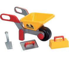 Wader 38029 Bauschubkarre gefüllt 4tlg.