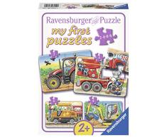 Ravensburger 06954 - Meine Liebsten Baustellenfahrzeuge, My First Puzzles 2,4,6,8 Teile